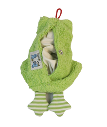 Bio Öko Kinder Mini Kissen "Frosch"/ FKM-5: Bio Dinkelkörner Pat & Patty      NATURKINDCHEN