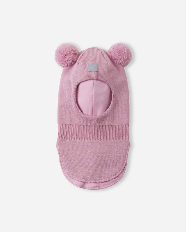 Reima Schalmütze mit winddichter Ohrklappe 100% Merinowolle  Rosa NATURKINDCHEN      NATURKINDCHEN