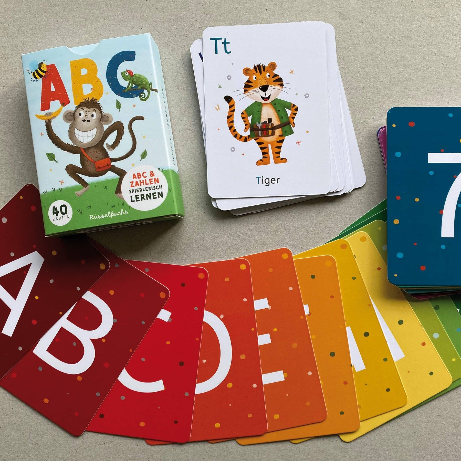 ABC & Zahlen – Lernkarten für Kinder Rüsselfuchs      NATURKINDCHEN