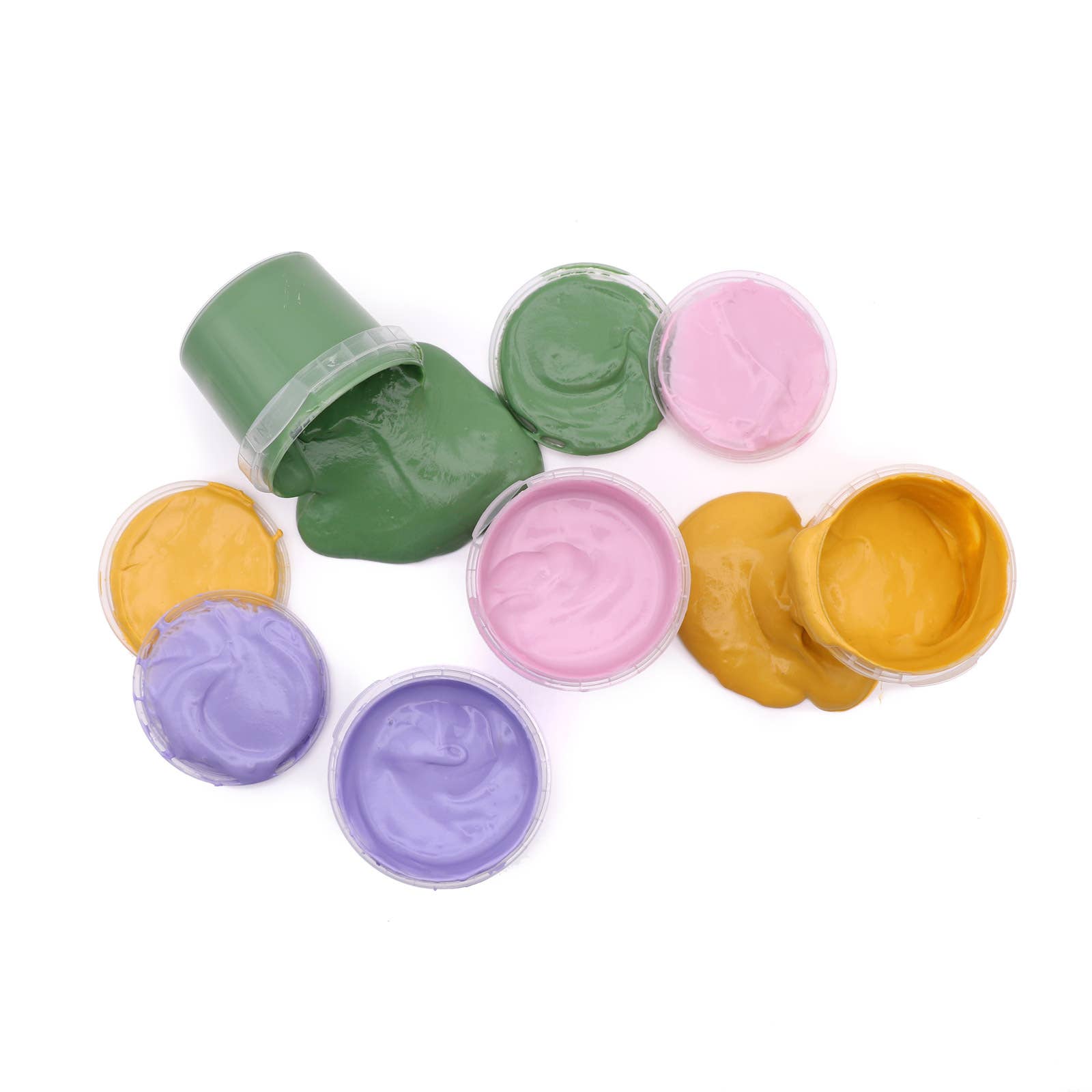 Bio-Fingerfarben vegan 4er Set "Luka" NEOGRÜN      NATURKINDCHEN