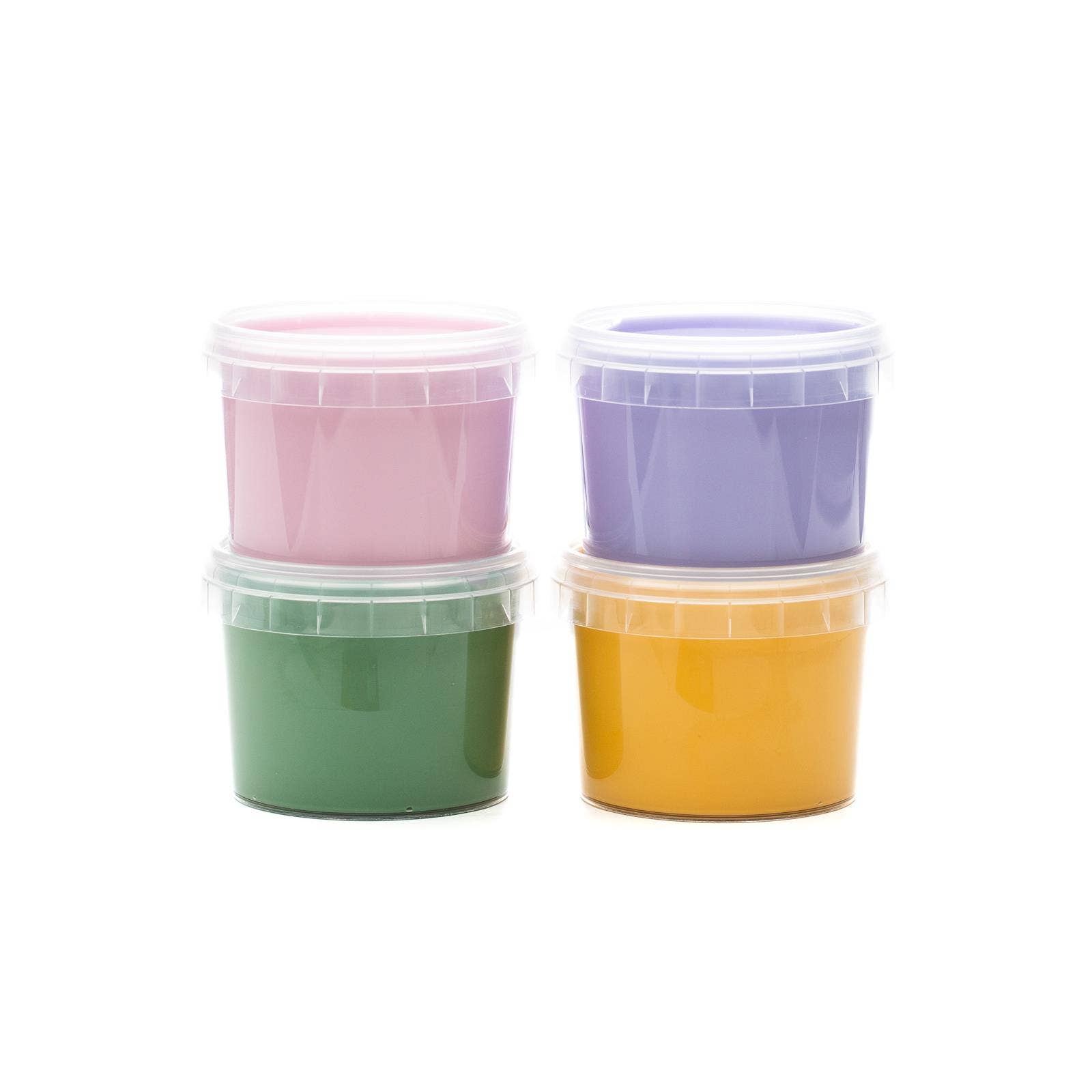 Bio-Fingerfarben vegan 4er Set "Luka" NEOGRÜN      NATURKINDCHEN