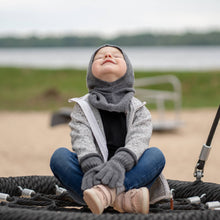 Strickhandschuhe aus Merinowolle für Kinder: Dunkelblau / 3-6 JAHRE menique      NATURKINDCHEN