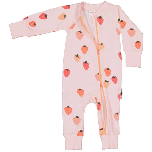 Pyjamas Bambu Erdbeere: 74/80 Geggamoja      NATURKINDCHEN