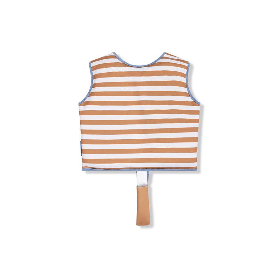 Schwimmweste - Braun/Weiß - Softlines: 3/6 Years Swim Essentials      NATURKINDCHEN