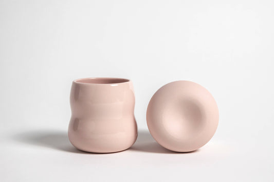 Kindergeschirr • Becher: Rosé Zaunkönig      NATURKINDCHEN