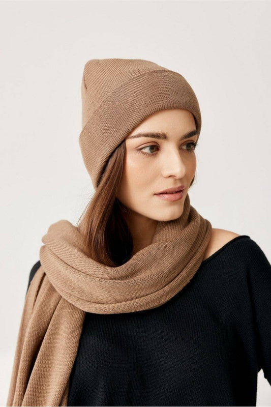 Klassische Mütze NAOMI aus 100% Merinowolle TOPSELLER: Taupe Ander      NATURKINDCHEN