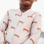 UV-Badeanzug Jungen - Beige - Roamer: 62/68 Swim Essentials      NATURKINDCHEN