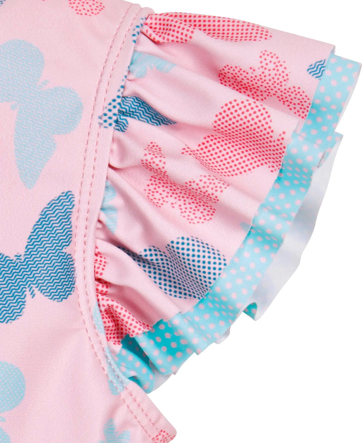 Uv-Schutz Bade-Set Schmetterlinge: Rosa / 110/116 Playshoes GmbH      NATURKINDCHEN