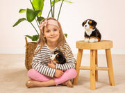 Berner Sennenhund sitzend 21 cm - Plüschtier - Stofftier Teddy Hermann      NATURKINDCHEN