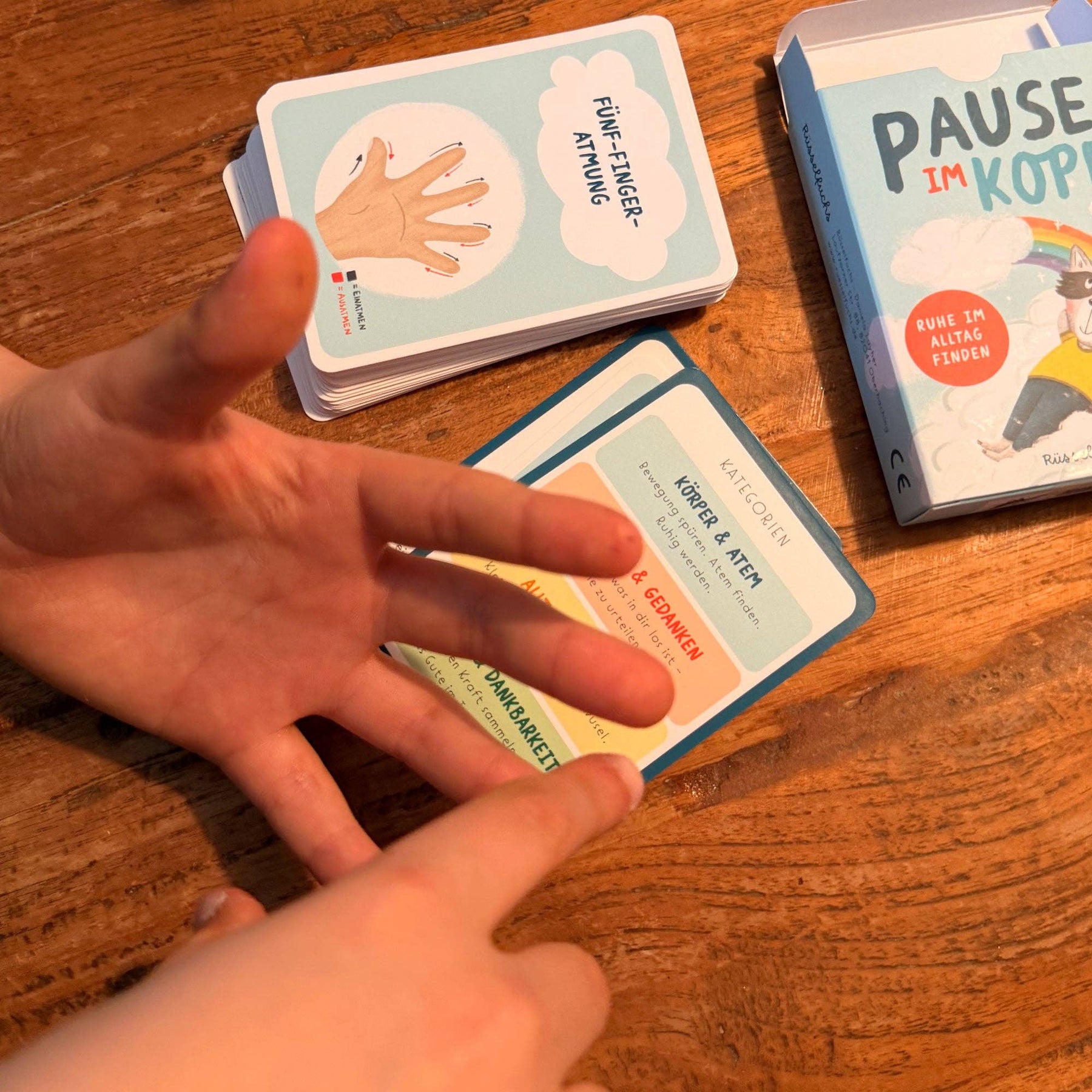 Pause im Kopf – Achtsamkeitskarten für Kinder Rüsselfuchs      NATURKINDCHEN