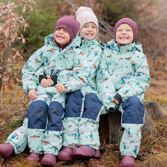 Regenjacke Pippi Langstrumpf Mint: 110/116 Geggamoja      NATURKINDCHEN