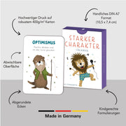 Starker Charakter – Stärkekarten für Kinder Rüsselfuchs      NATURKINDCHEN