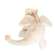 Drache Fluffy weiß-rosa 32 cm Teddy Hermann      NATURKINDCHEN