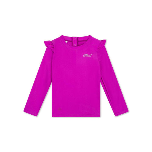 UV-Schwimm-T-Shirt, langärmlig – Lila – Wild Fuchsia: 110/116 Swim Essentials      NATURKINDCHEN