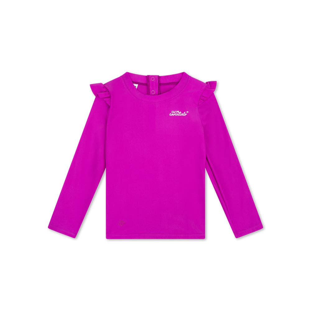 UV-Schwimm-T-Shirt, langärmlig – Lila – Wild Fuchsia: 98/104 Swim Essentials      NATURKINDCHEN