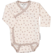 Wickelbody Bambus Beige Kleeblatt: 50/56 Geggamoja      NATURKINDCHEN