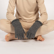 Strickhandschuhe aus Merinowolle für Kinder: Bonbon-Rosa / 1-3J menique      NATURKINDCHEN