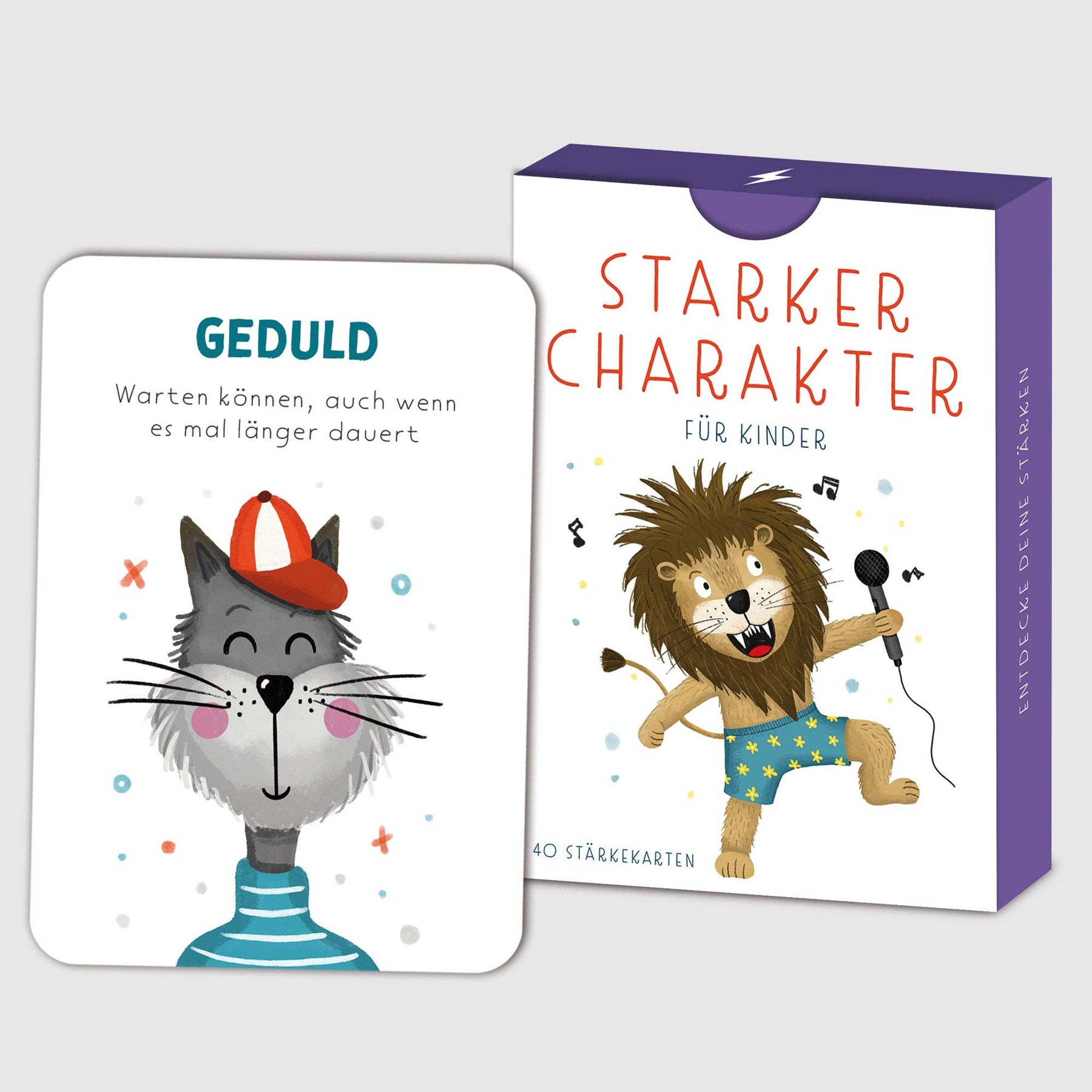 Starker Charakter – Stärkekarten für Kinder Rüsselfuchs      NATURKINDCHEN