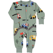 Pyjamas Bambus Traktor grün: 62/68 Geggamoja      NATURKINDCHEN