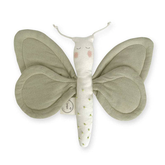 Babysensorik-Spielzeug - Schmetterling - Green Tea - Bio-Baumwolle: 4 Stck. Saga Copenhagen      NATURKINDCHEN