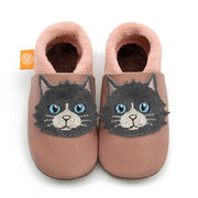 Barfußschuhe AMIGO Motiv Katze: Lila / 22/23 Orangenkinder®      NATURKINDCHEN