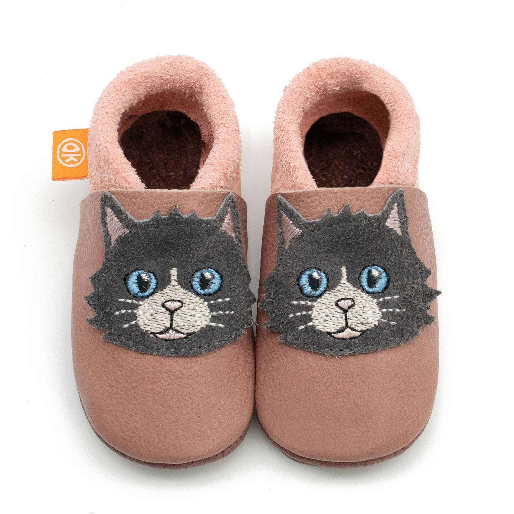 Barfußschuhe AMIGO Motiv Katze: Lila / 22/23 Orangenkinder®      NATURKINDCHEN