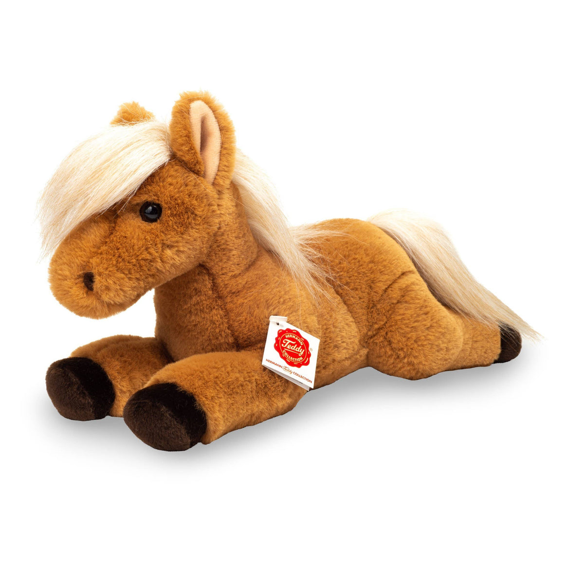 Pferd liegend 34 cm - Plüschtier - Stofftier Teddy Hermann      NATURKINDCHEN