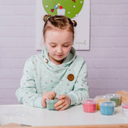 Bio-Easy-Knete vegan 4er Set "Yuki" NEOGRÜN      NATURKINDCHEN