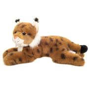 Luchs liegend 38 cm - Plüschtier - Stofftier Teddy Hermann      NATURKINDCHEN