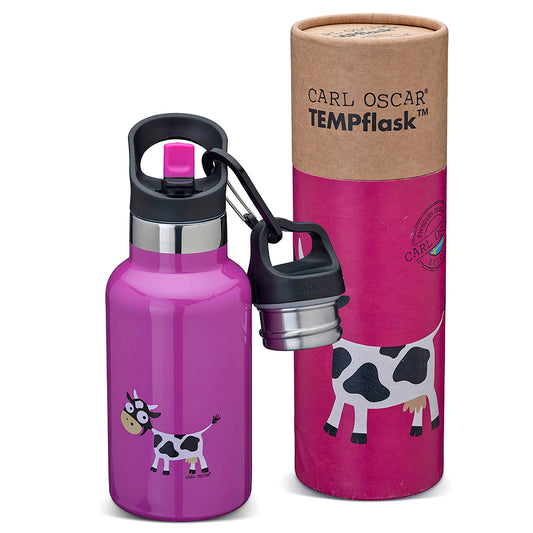 TEMPflask Kindertrinkflasche 0,35 L – Lila Carl Oscar      NATURKINDCHEN