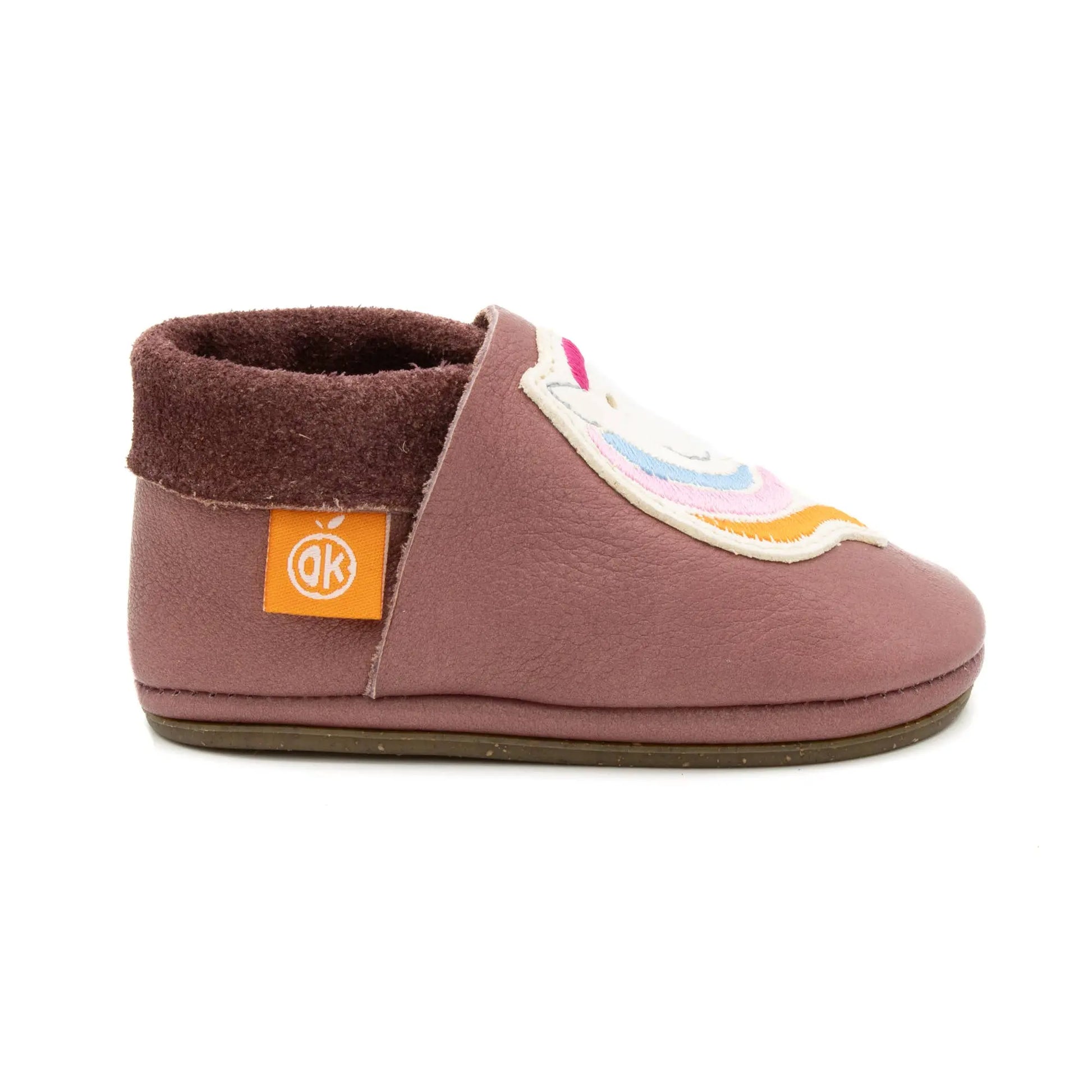 Barfußschuhe AMIGO Motiv Einhorn: Lila / 22/23 Orangenkinder®      NATURKINDCHEN