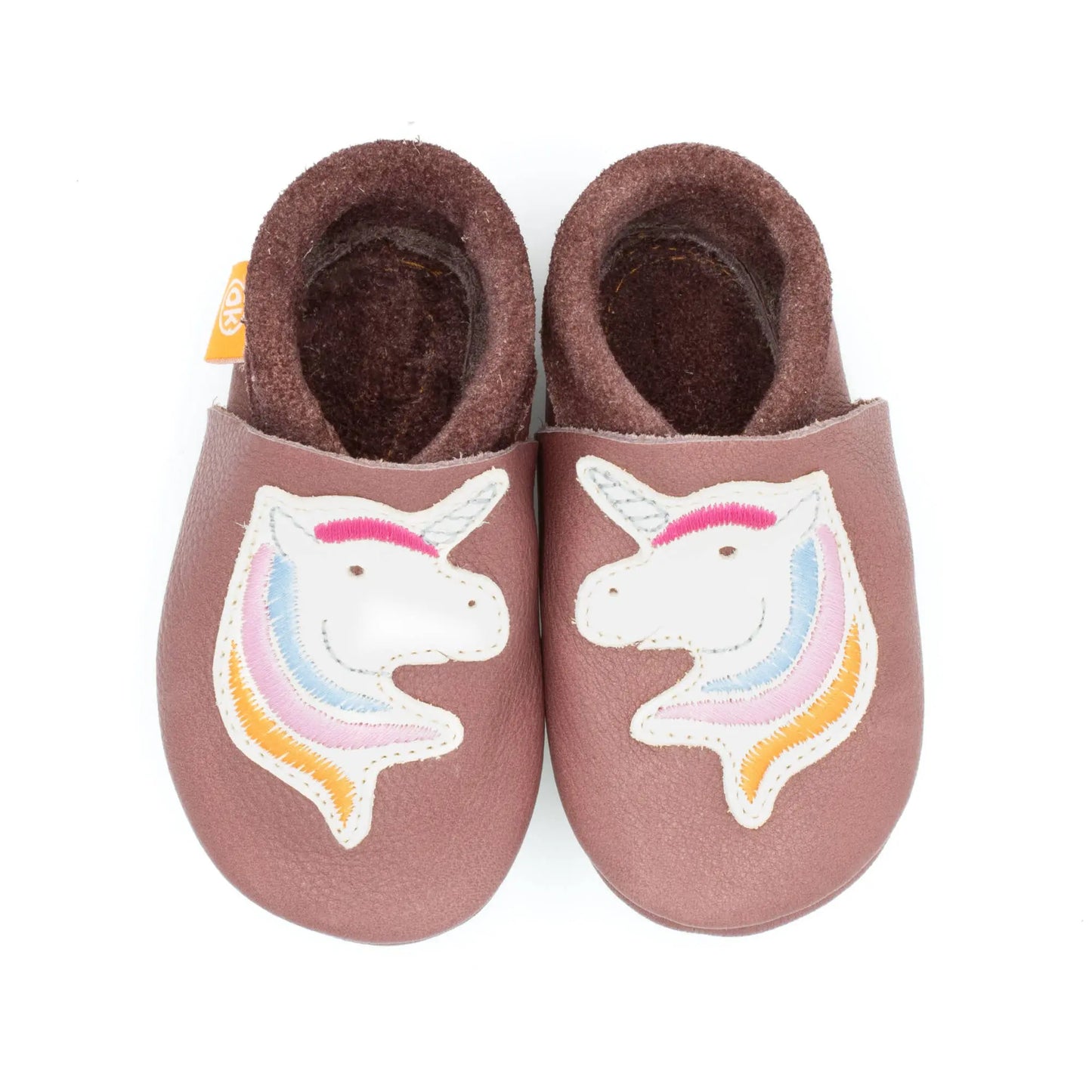 Barfußschuhe AMIGO Motiv Einhorn: Lila / 22/23 Orangenkinder®      NATURKINDCHEN