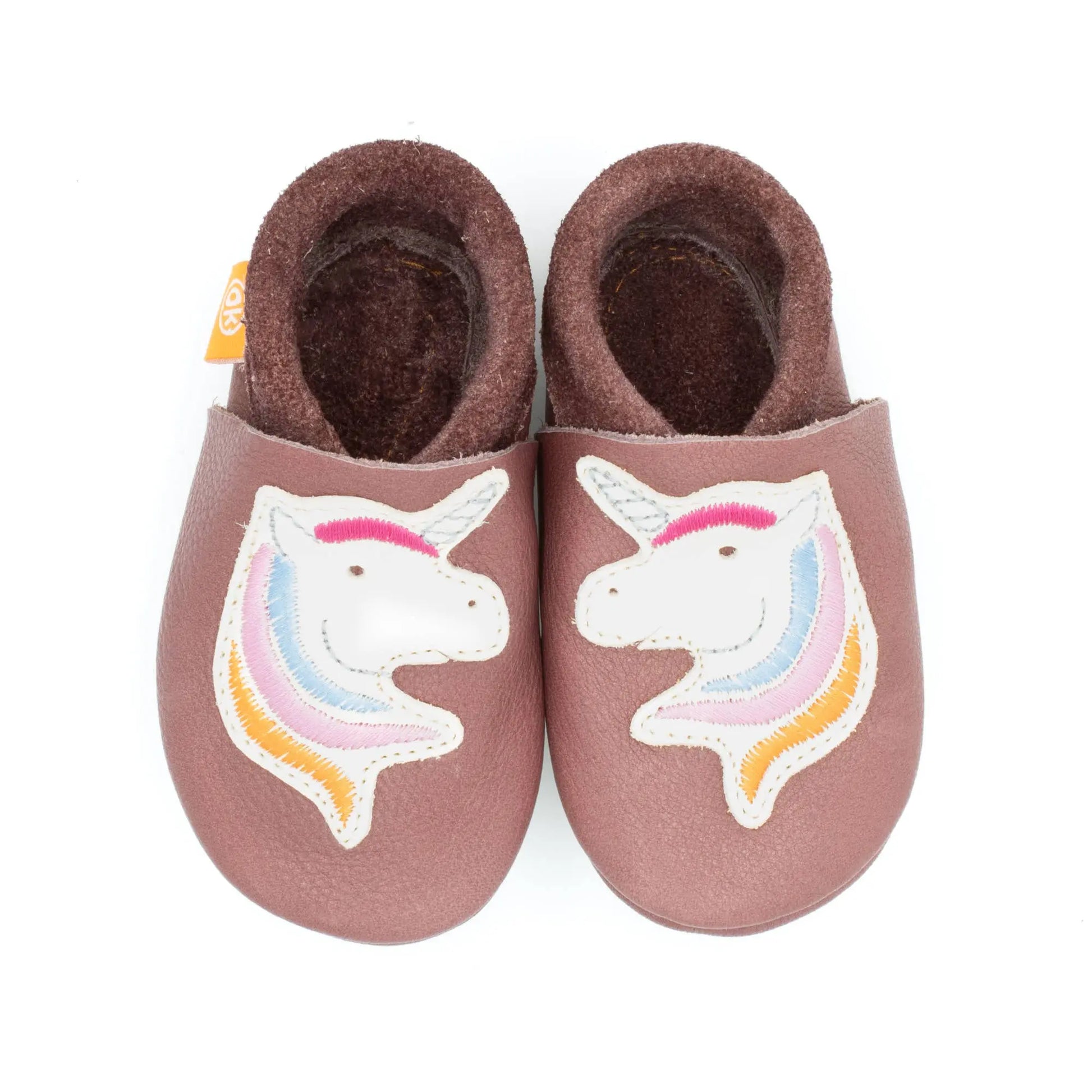 Barfußschuhe AMIGO Motiv Einhorn: Lila / 30/31 Orangenkinder®      NATURKINDCHEN