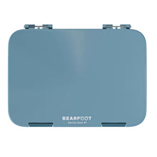 Brotdose Kinder mit Fächern, Lunchbox, Bento box - Blau BEARFOOT      NATURKINDCHEN