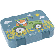 Brotdose Kinder mit Fächern, Lunchbox, Bento box- Traktor BEARFOOT      NATURKINDCHEN