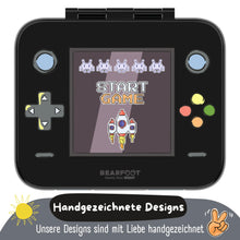 Brotdose mit Fächern, leicht & auslaufsicher - Game schwarz: 1.000ml BEARFOOT      NATURKINDCHEN