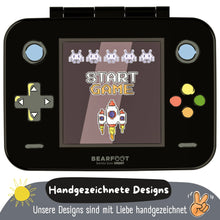 Brotdose mit Fächern, leicht & auslaufsicher - Game schwarz: 1.000ml BEARFOOT      NATURKINDCHEN