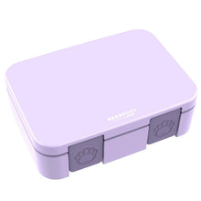 Brotdose mit Fächern, leicht & auslaufsicher - lila: 1.000ml BEARFOOT      NATURKINDCHEN