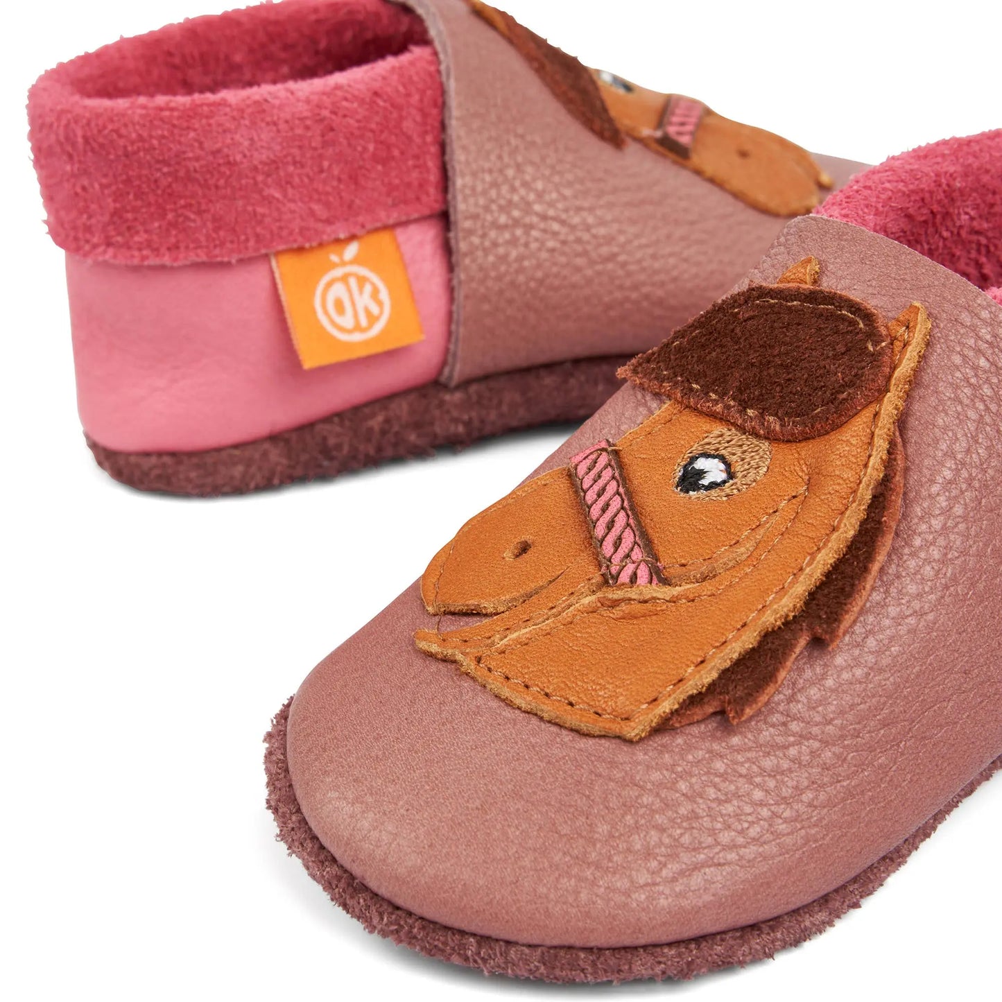 Kinder-Hausschuhe Paula das Pony: 28/29 Orangenkinder®      NATURKINDCHEN
