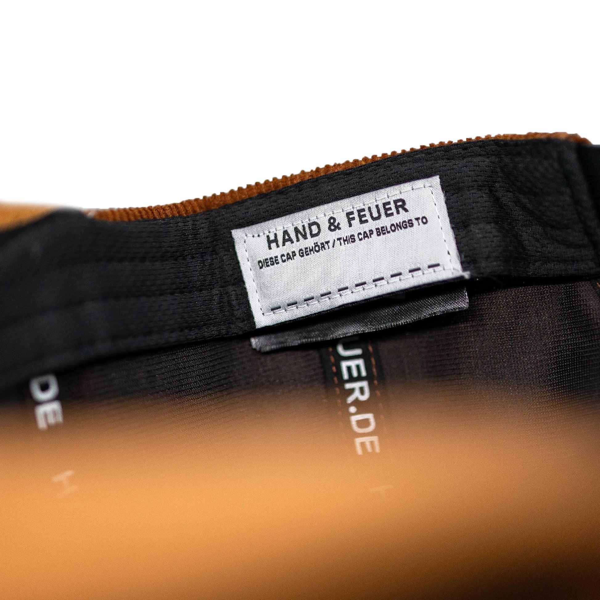 Schlawiner Snapback Cap Für Kinder - Braun Cord (Kids L) Hand und Feuer      NATURKINDCHEN