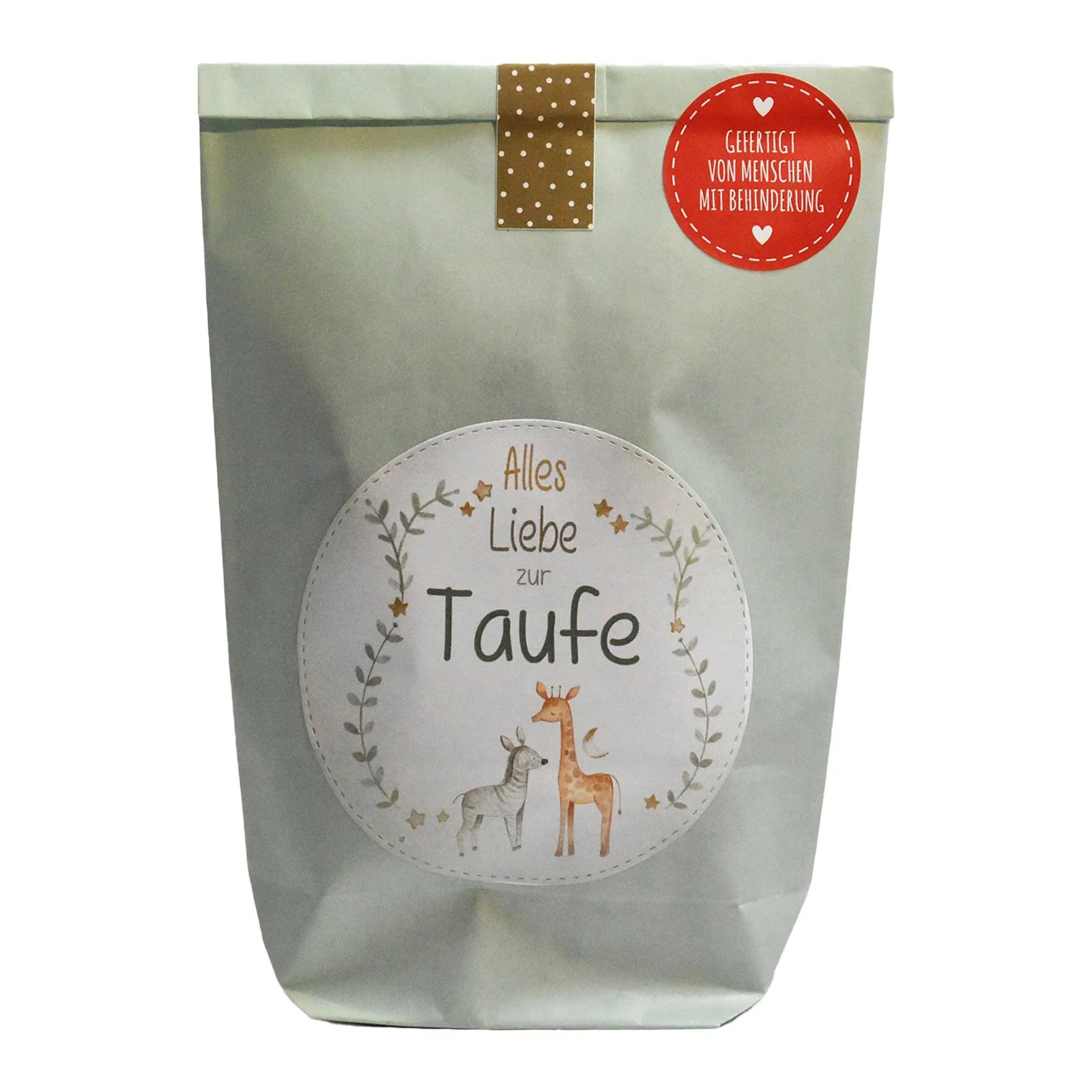 Zur Taufe Wundertüte mit lieben Wünschen Wunderle GmbH      NATURKINDCHEN