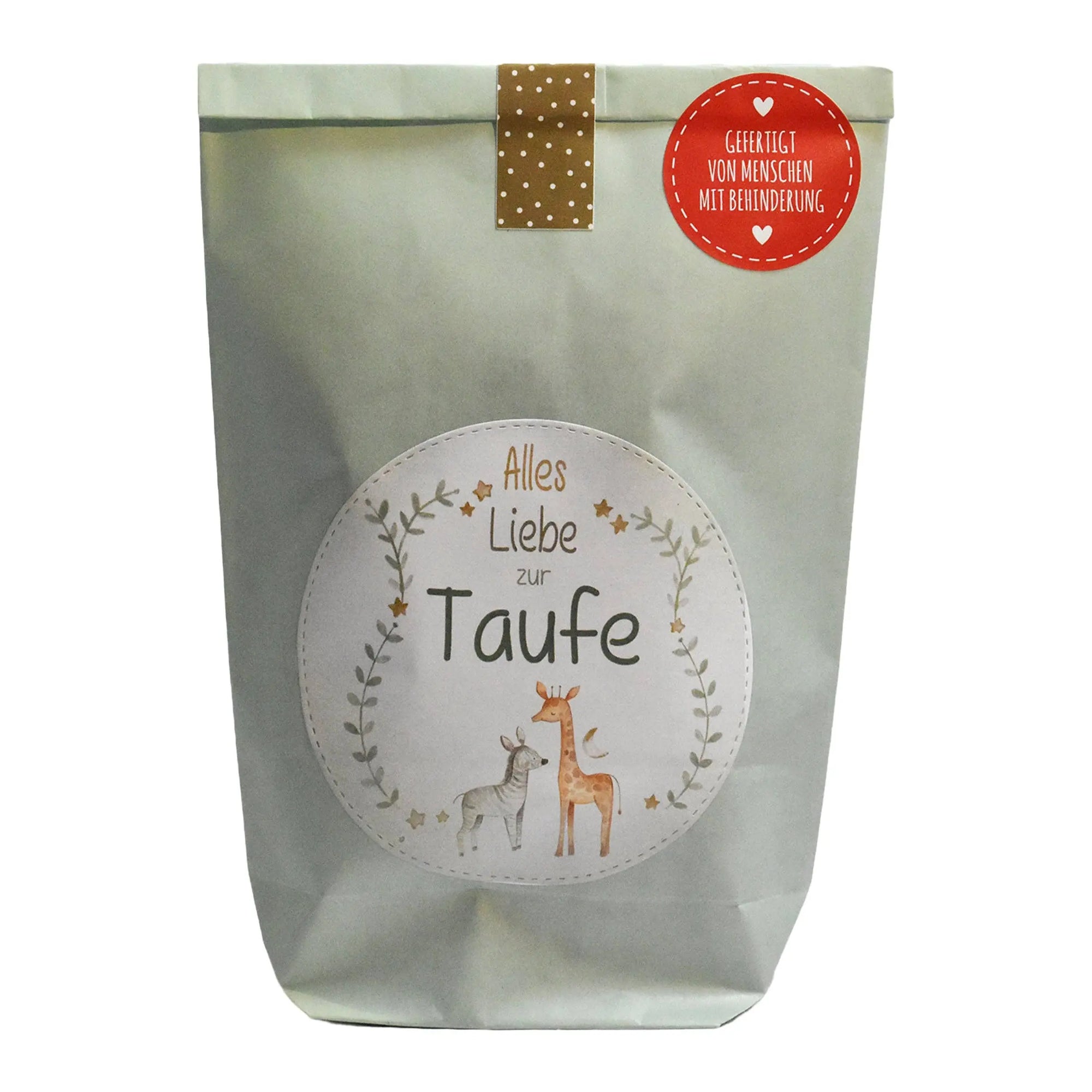 Zur Taufe Wundertüte mit lieben Wünschen Wunderle GmbH      NATURKINDCHEN