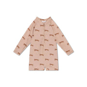 UV-Badeanzug Jungen - Beige - Roamer: 62/68 Swim Essentials      NATURKINDCHEN