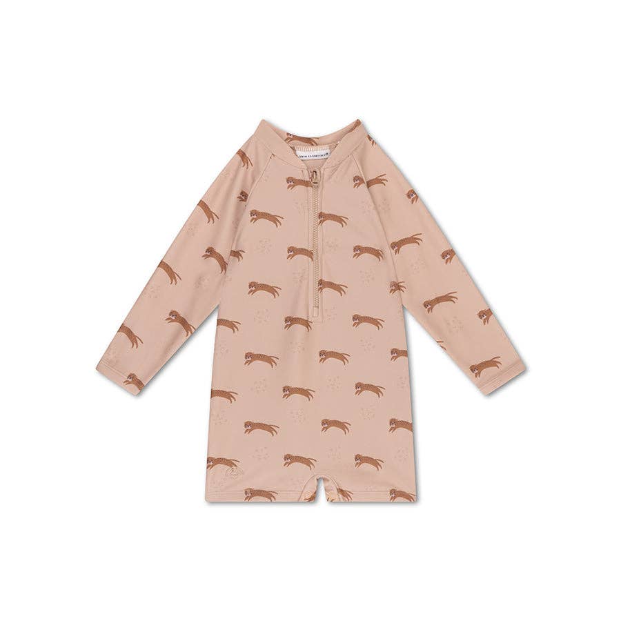 UV-Badeanzug Jungen - Beige - Roamer: 62/68 Swim Essentials      NATURKINDCHEN