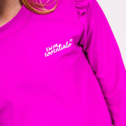 UV-Schwimm-T-Shirt, langärmlig – Lila – Wild Fuchsia: 98/104 Swim Essentials      NATURKINDCHEN