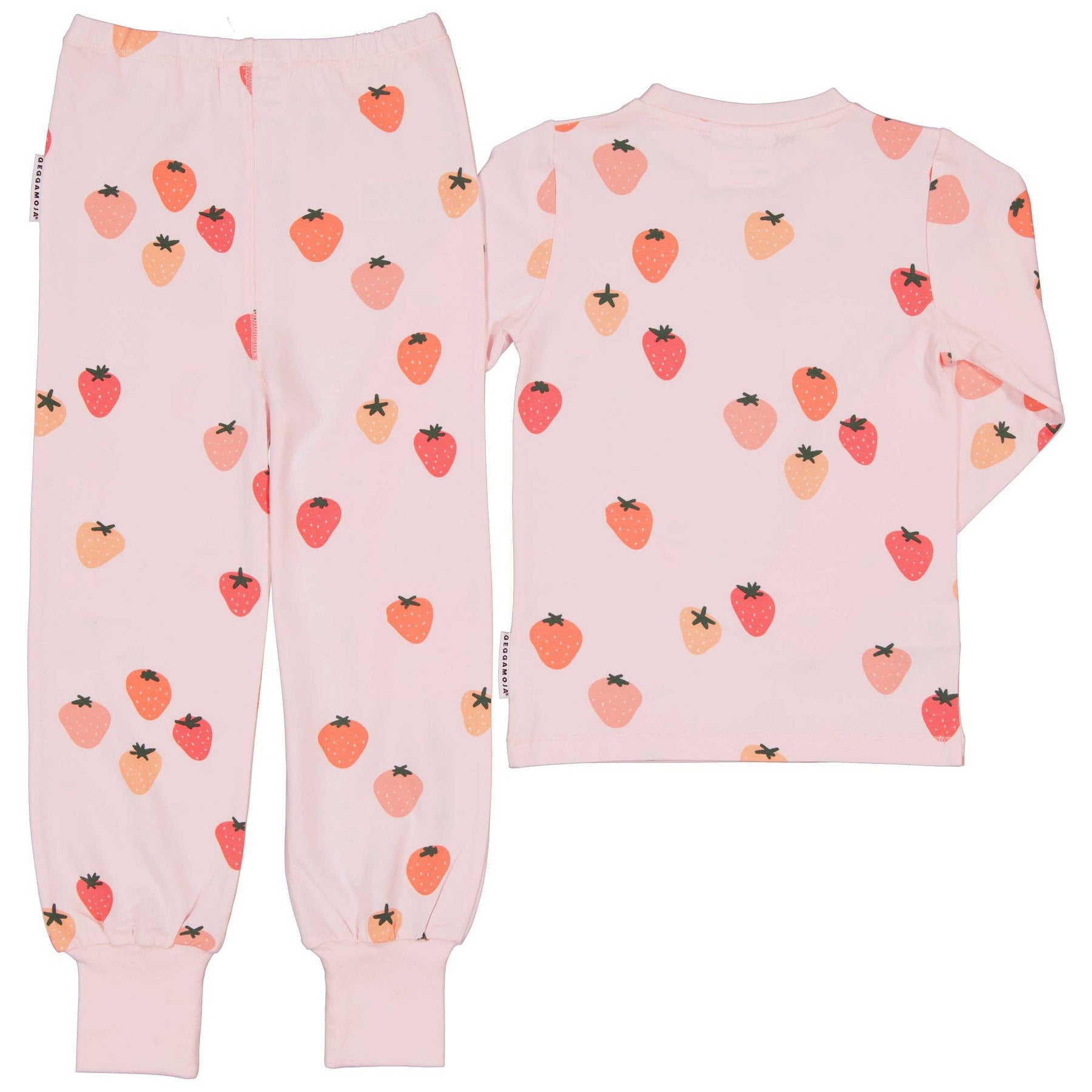 Pyjamas zweiteilig Bambus Erdbeere: 98/104 Geggamoja      NATURKINDCHEN