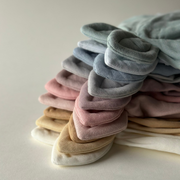 Kuscheltuch - Bio-Baumwolle - Silbergrau - Schnullerband: 6 Stck. Saga Copenhagen      NATURKINDCHEN