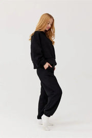 Oversize-Komfort-Hoodie - ROSA 5 Farben, 4 Größen QUALITÄT: Schwarz / M Ander      NATURKINDCHEN