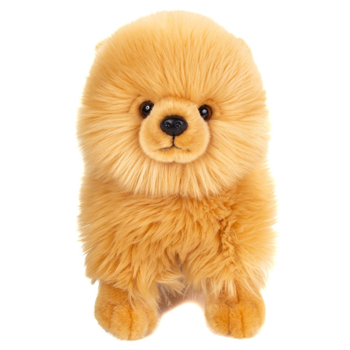 Zwergspitz gold 23 cm - Plüschtier - Stofftier Teddy Hermann      NATURKINDCHEN