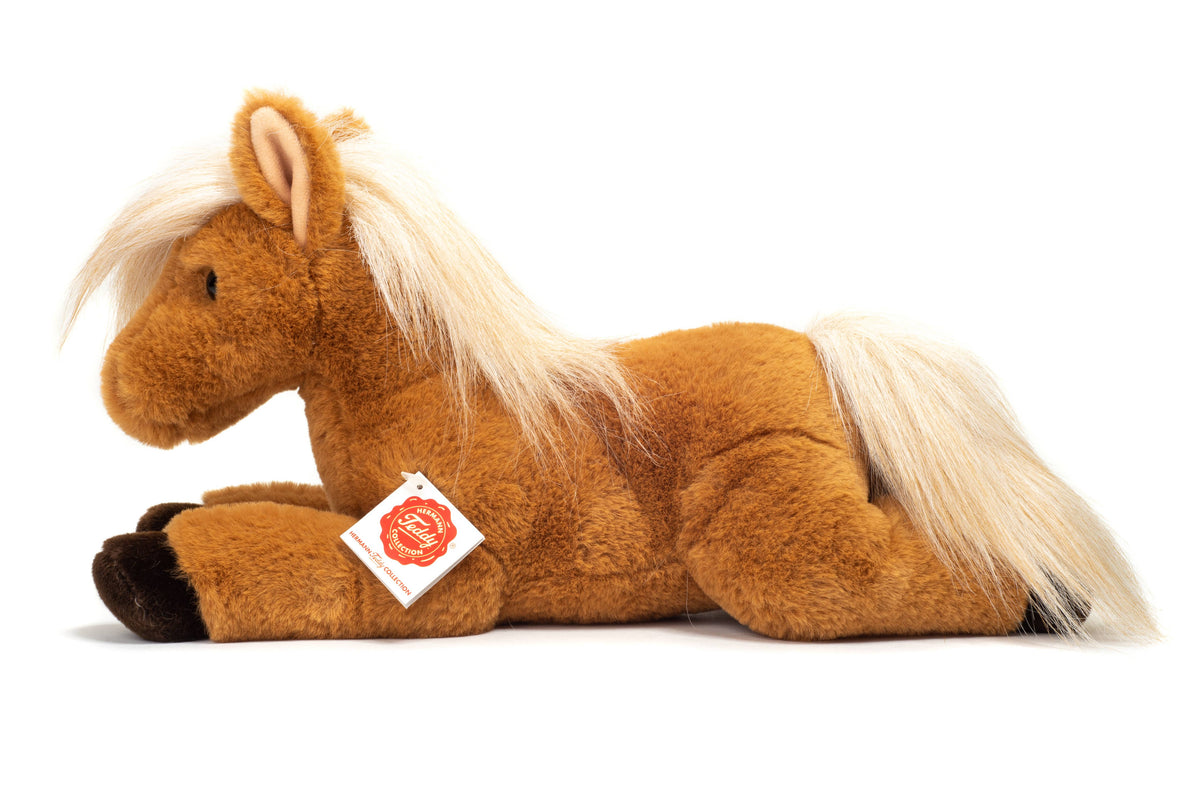 Pferd liegend 34 cm - Plüschtier - Stofftier Teddy Hermann      NATURKINDCHEN